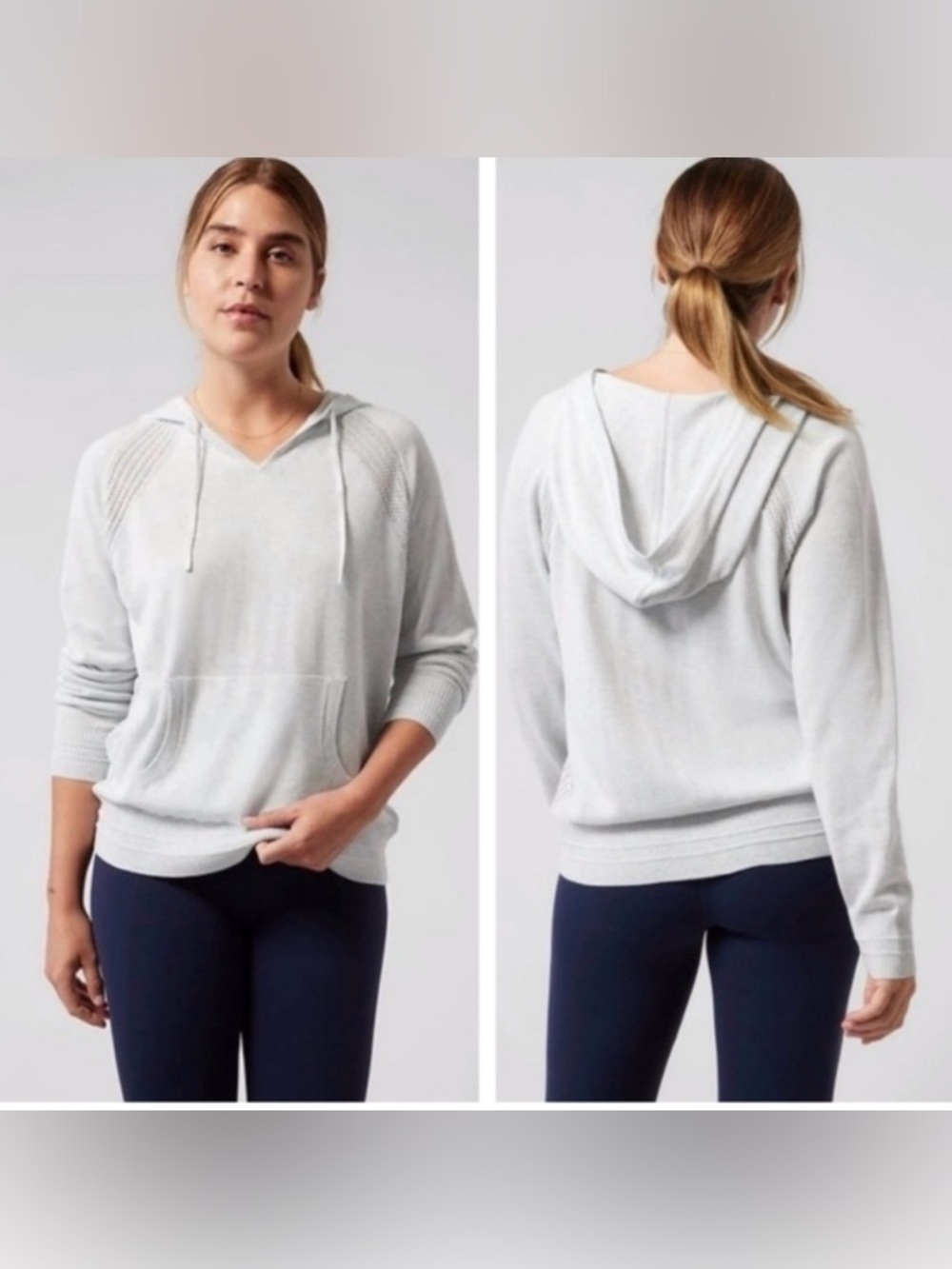 Athleta Evergreen Hoodie Sweater Size S